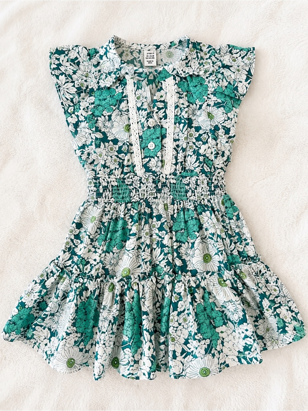 Janie and Jack Floral Dress 12-18M | Classic Boutique Spring Summer